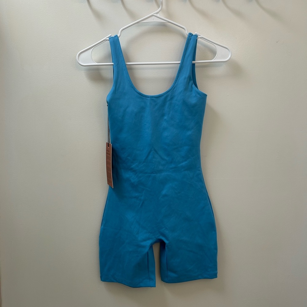 Blue Bike Unitard